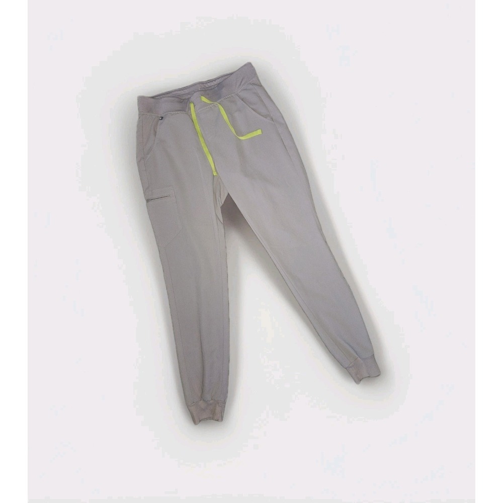 Figs Zamora Joggers Women's M/T Gray/NeonCasual Stretch Work Nurse